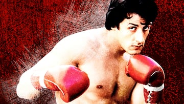 Los protagonistas de la película Rocky con Sylvester Stallone