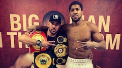 &Aacute;ngel Fern&aacute;ndez y Anthony Joshua.