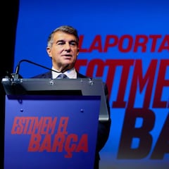 Laporta y la lona del Bernabéu: "Hemos marcado perfil"