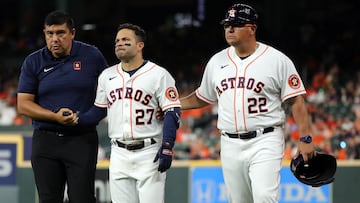 Altuve fue colocado en la lista de lesionados de 10 días de Houston por molestias en el tendón de la corva. Su lugar será tomado por Aledmys Díaz.