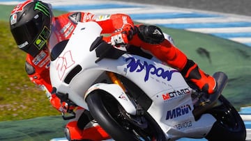 Las alas de la Mahindra de Bagnaia.