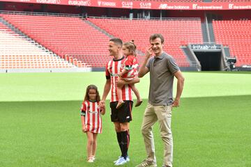 La presentación de Ander Herrera en su vuelta a San Mamés