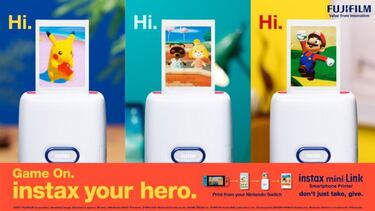 Fujifilm anuncia una impresora de fotos para juegos de Nintendo Switch