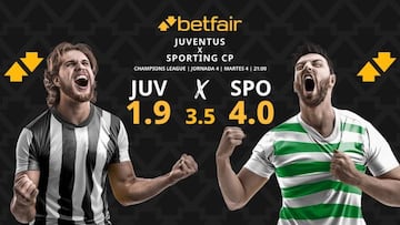 Juventus vs. Sporting CP: horario, dónde ver, pronósticos y clasificación