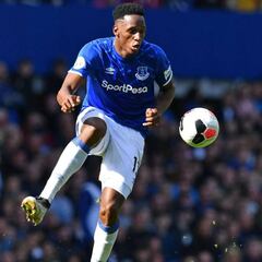 Yerry Mina sigue ganándose la hinchada de Everton