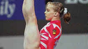 <B>CON SABOR A MEDALLA.</b> Elena Gómez, 16 años, ha terminado cuarta.