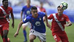 Sa&uacute;l Berj&oacute;n ante el Sevilla Atl&eacute;tico.