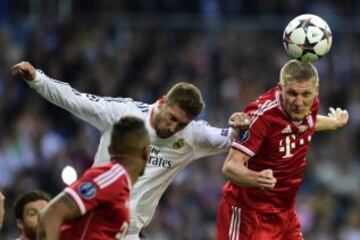 Sergio Ramos y Schweinsteiger.