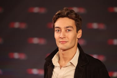 El piloto británico de Mercedes, George Russell.