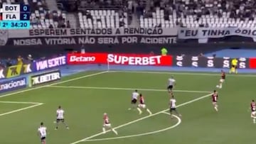 Ya son 5 contribuciones de gol en 8 partidos del Brasileirao.