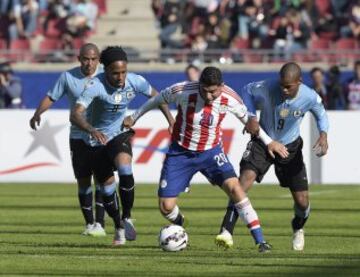 Néstor Ortigoza y Abel Hernández.