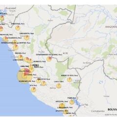 Mapa de casos por coronavirus por departamento en Perú: hoy, 14 de junio