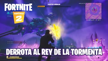 Fortnite Cap&iacute;tulo 2 - Desaf&iacute;o de Fortnitemares: derrota al Rey de la Tormenta