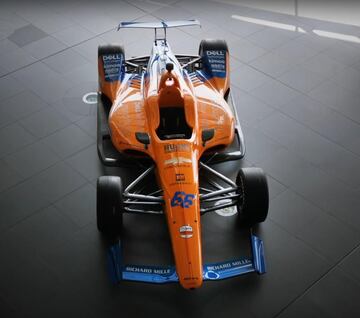 Así es el nuevo McLaren de Fernando Alonso para la Indy 500