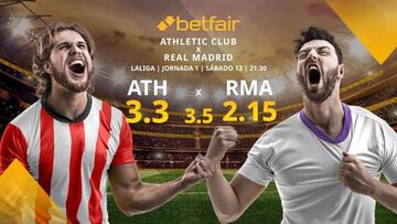 Athletic Club vs. Real Madrid CF: horario, TV, estadísticas, clasificación y pronósticos LaLiga