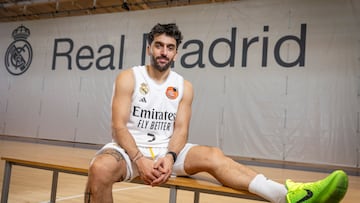 Facundo Campazzo posa para AS en la Ciudad Deportiva del Real Madrid.