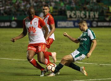 Con goles de Morelo y Guastavino, Santa Fe se impuso en el estadio Deportivo Cali y se convirtió en semifinalista de la Copa Sudamericana 2018.