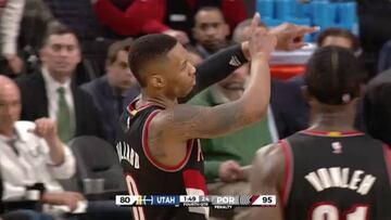 Rumbo a los libros de historia: así fue la gran noche de Lillard