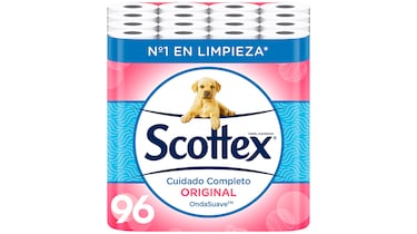 El ‘pack’ con 96 rollos de papel higiénico Scottex más vendido