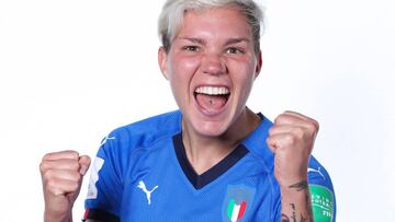 Linari, jugadora de Italia.