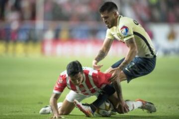 Rayos y Águilas terminaron empatando 1-1 en un vibrante partido en el Estadio Victoria que se vivió con mucha intensidad.