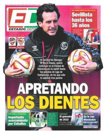 Portadas de la prensa deportiva