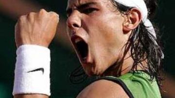 <b>CONTINÚA SU RACHA</B>. Tras eliminar al belga Xavier Malisse, Rafa Nadal se coloca en tercera ronda en su primera participación en Roland Garros y firma su decimonovena victoria consecutiva.