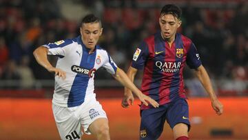 29/10/14 PARTIDO SUPERCOPA CATALANA
 BARCELONA - ESPANYOL 
 MUNIR  Pol Llonch