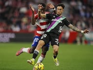 Partido de la jornada 28 de LaLiga Hypermotion entre el Granada y el Málaga.