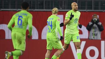 El defensa estadounidense John Brooks logr&oacute; empujar su segundo tanto de la temporada 2020/21 con el Wolfsburg en el partido ante el Friburgo.