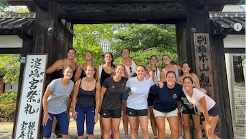 La Selección femenina de waterpolo.