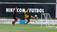 La motivada primera práctica de Paredes en su vuelta a la Roja