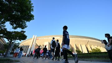 OSAKA, JAPAN - JULY 25: A general view prior to the pre-season friendly match between Paris Saint-Germain and Al-Nassr at Yanmar Stadium Nagai on July 25, 2023 in Osaka, Japan. (Photo by Kenta Harada/Getty Images)