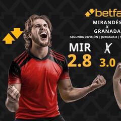 CD Mirandés vs. Granada CF: horario, dónde ver, pronósticos y clasificación