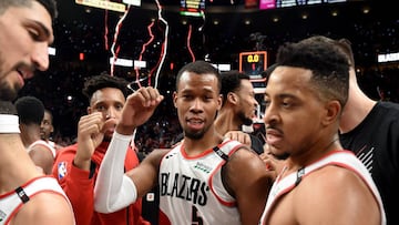 Hist車rico: cuatro pr車rrogas, 65 minutos de Jokic... y triunfo de los Blazers en un partido tit芍nico