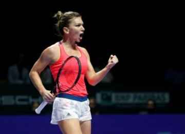 Simona Halep venci¨® en los Masters de Madrid, Bucarest y Montreal. Estas victorias la auparon al n¨²mero 4 del ranking WTA.