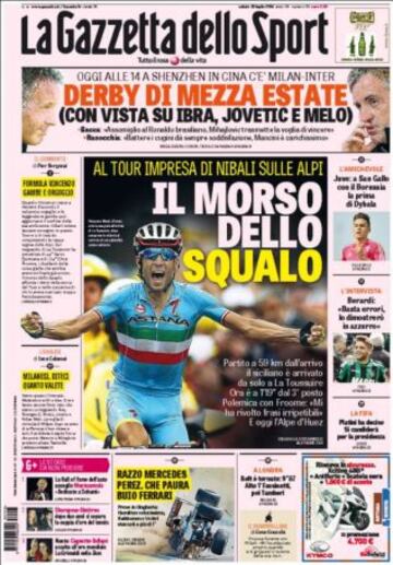 Portadas de la prensa deportiva