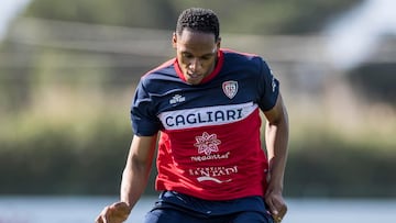 Yerry Mina, defensa del Cagliari