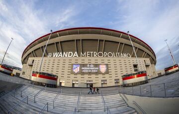 La fachada del Wanda Metropolitano.