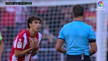 La expulsión de Joao Félix que condenó al Atlético