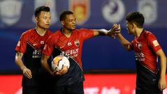 Harold Preciado durante un partido con Shenzhen FC.