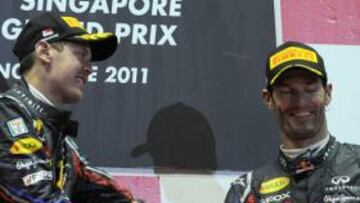 TERCERO EN 2011. En la última edición del GP de Singapur, Webber acabó tercero.