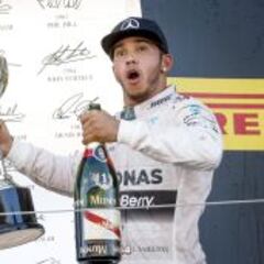Hamilton emocionado por igualar en victorias a Senna