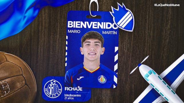 El Madrid cede a Mario Martín al Getafe