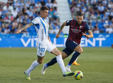 Dani Raba, ante Timor, en el último Leganés - Huesca