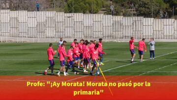 "Morata no pasó por la primaria": posiblemente estemos ante el mejor entrenamiento del año
