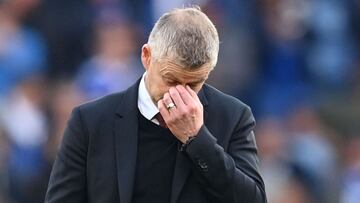 Solskjaer, entrenador del United.