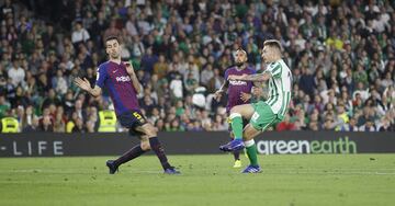 Loren anotó el único gol del Betis. 1-3.