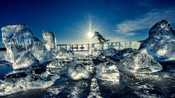 Dominik Hernler performs at the Frozen Wake Lake project in Jokkmokk, Sweden on February 10, 2023 // Lorenz Holder / Red Bull Content Pool // SI202302200452 // Usage for editorial use only //