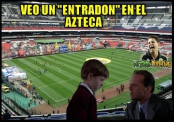 Pachuca se metió a la cancha del Azteca y venció 1-4 al América, gracias a algunos errores de Moisés Muñoz. Por ello, aquí llegan los mejores Memes del partido.